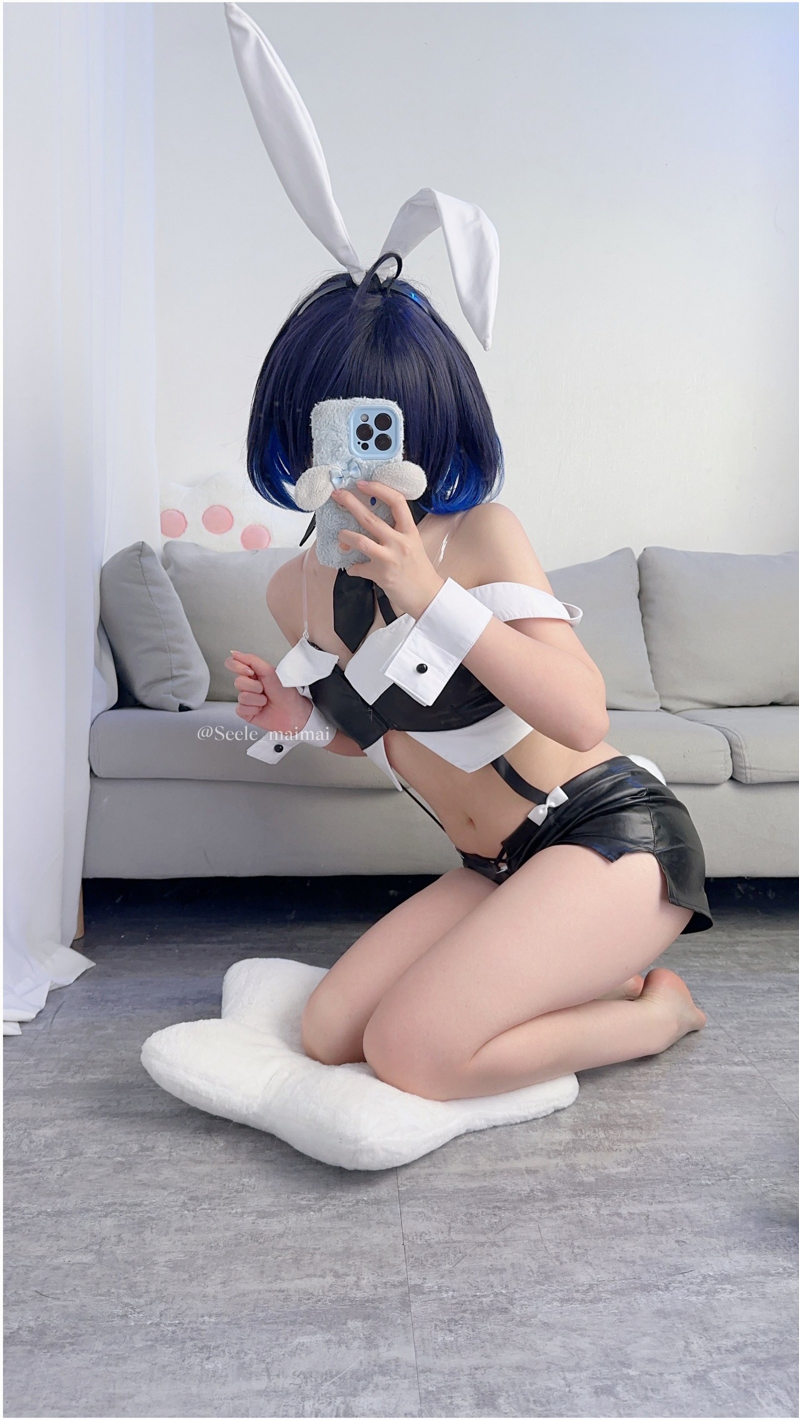 Seele麦麦兔女郎希儿 Cosplay 写真集｜崩坏3高质量高清图包（83P-147.3M）插图