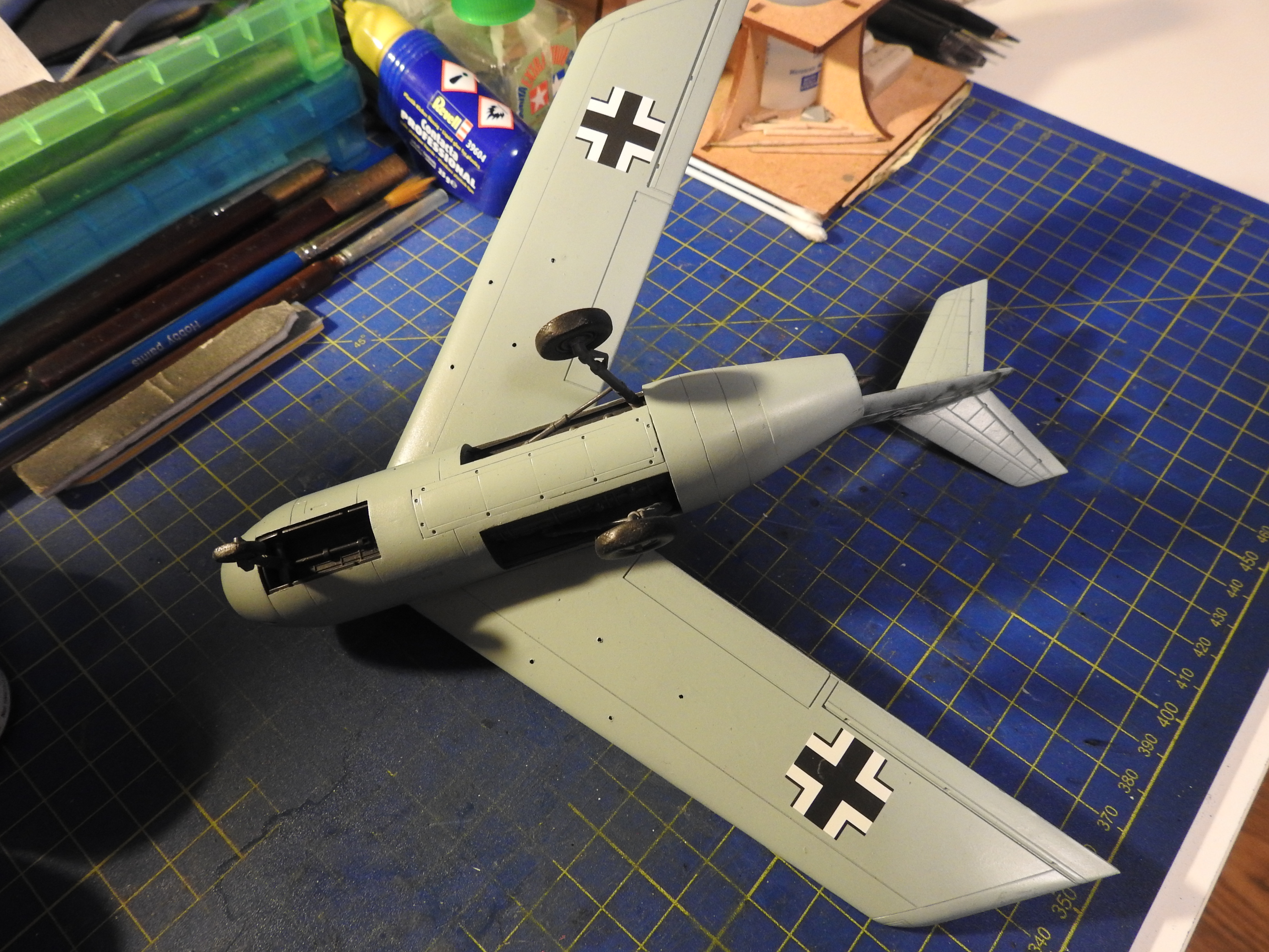 Focke Wulf Ta183A Huckebein Tamiya/AM, 1:48 DSCN9252