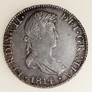 8 Reales 1814. Fernando VII. Cádiz  PAS4978