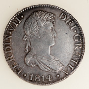 8 Reales 1814. Fernando VII. Cádiz PAS4978
