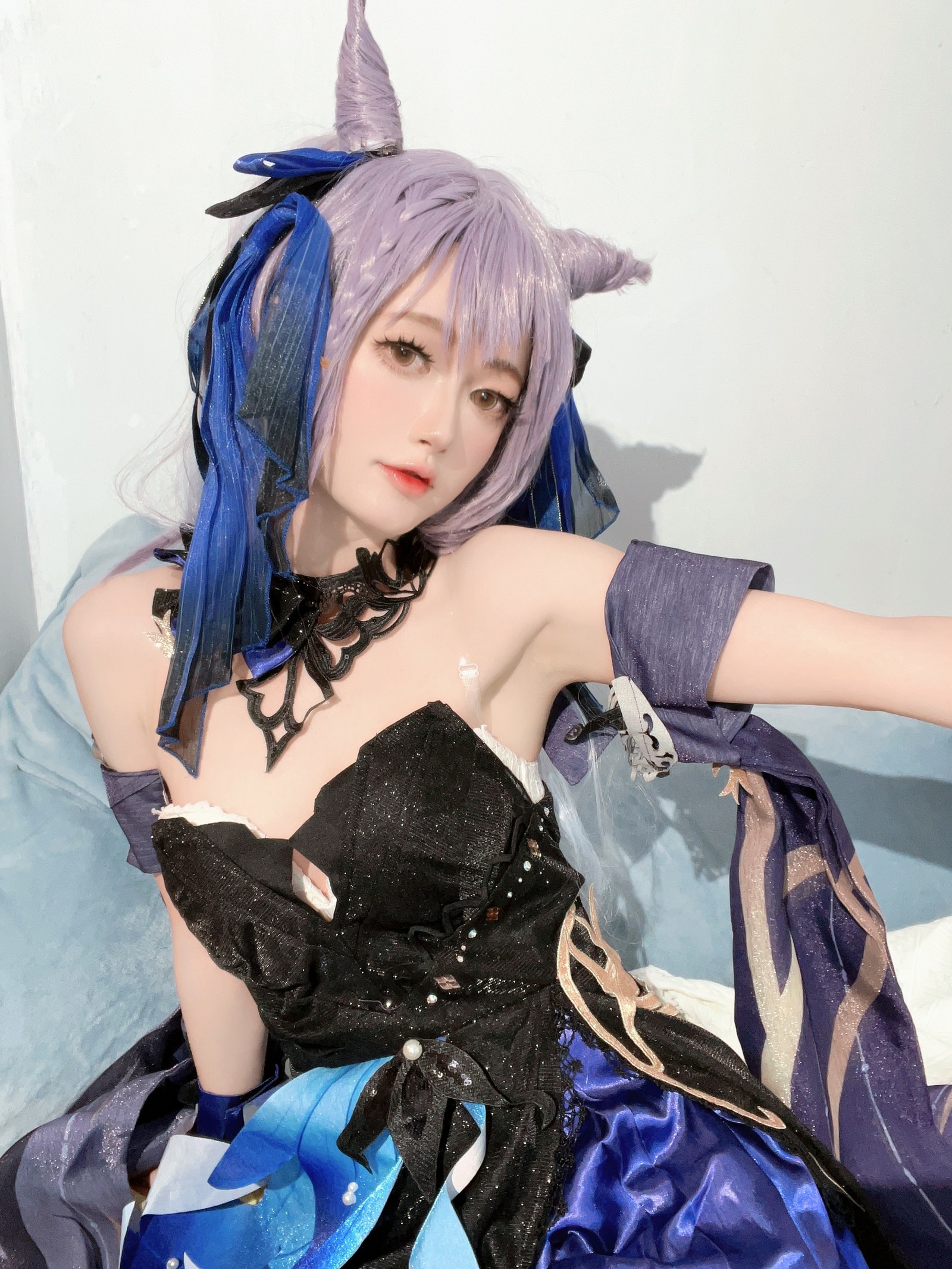 趴趴捣蛋陌 刻晴 Cosplay 写真合集｜原神人气角色 写真＋视频（92P＋1V｜677MB）插图