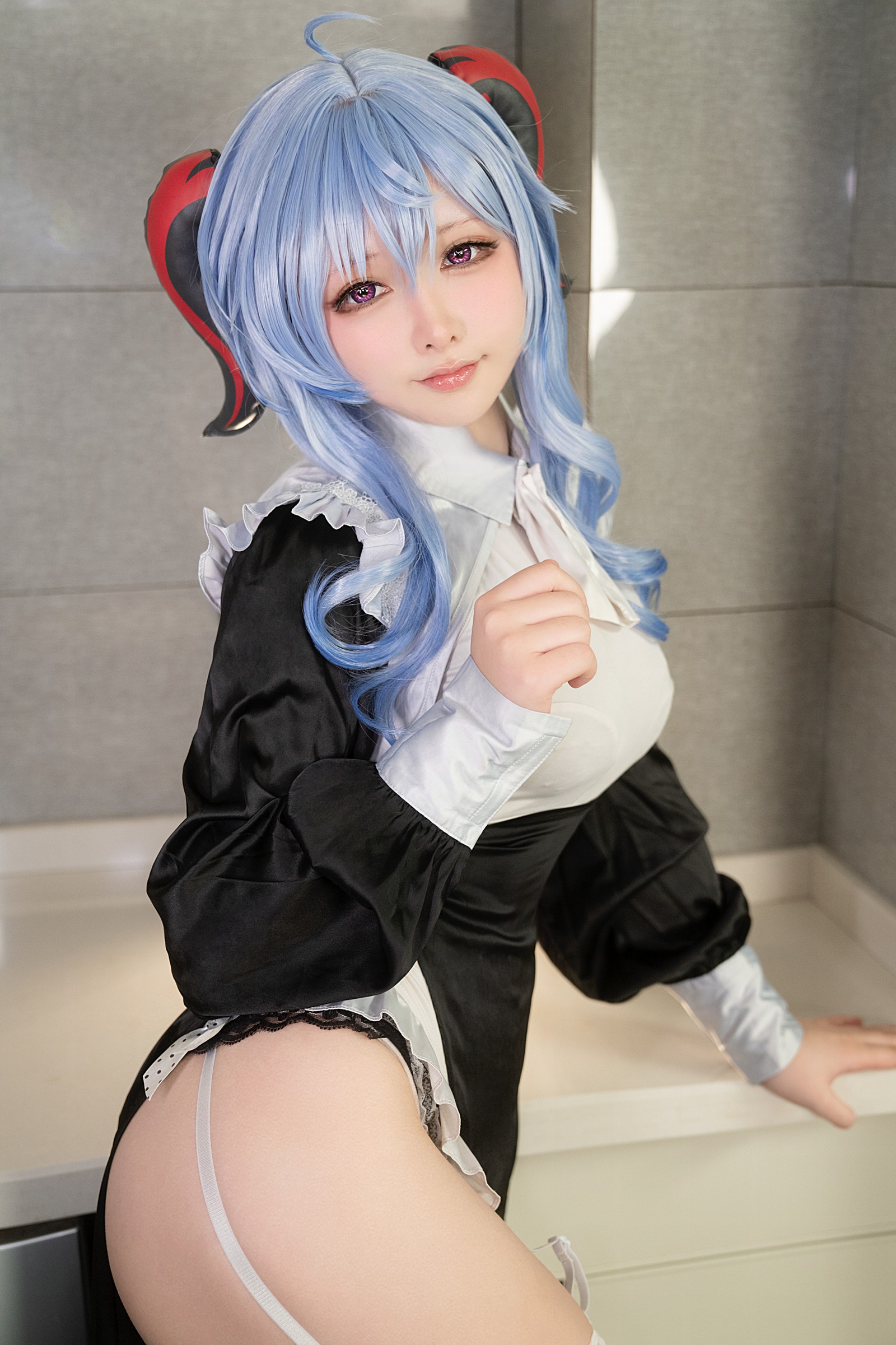 樱梨梨 甘雨 修女 Cosplay 写真集｜原神角色高清图集（26P｜100MB）插图6