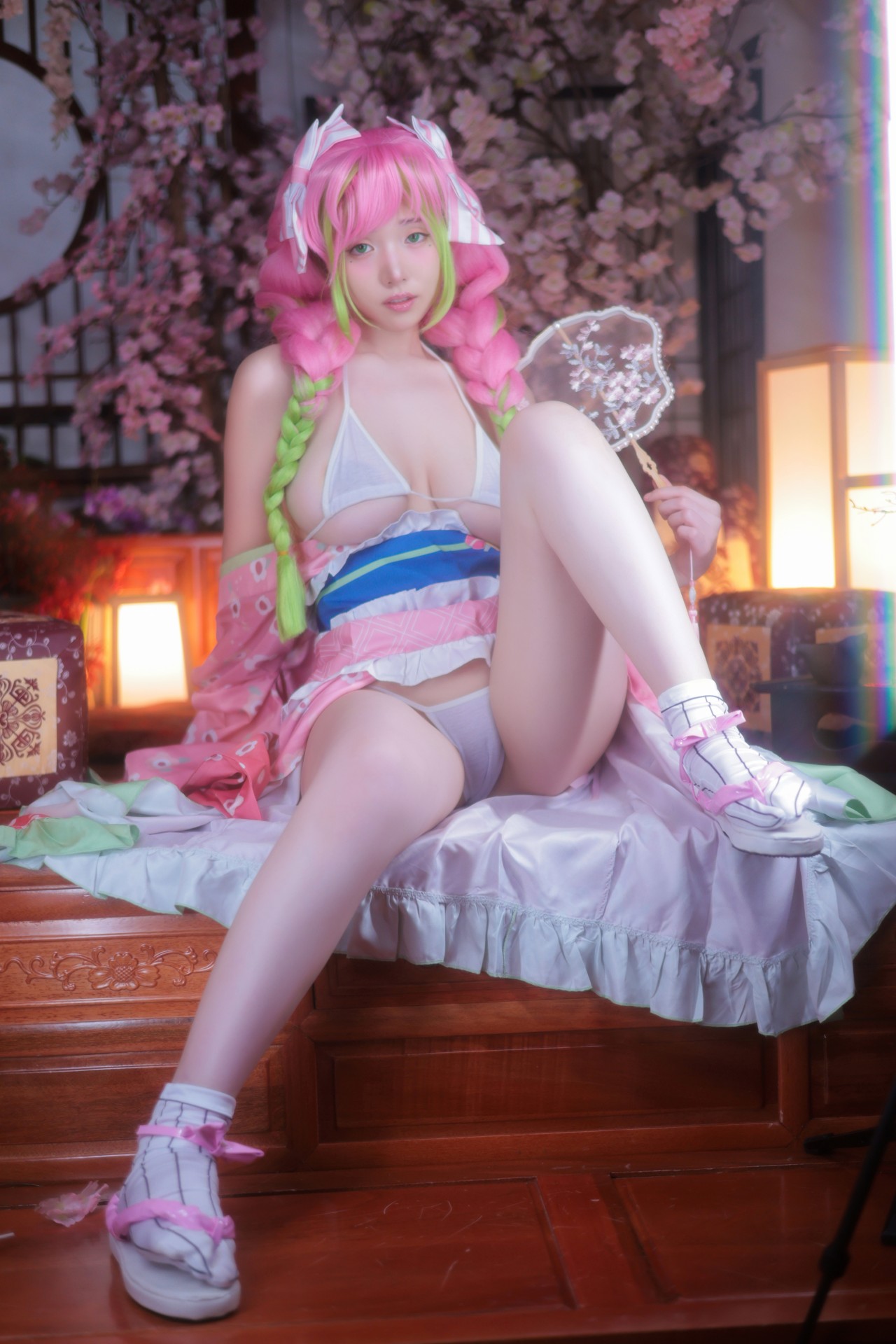 Yeon Woo (연우)，桃色心动！唯美日系场景里的梦幻COS美人插图7