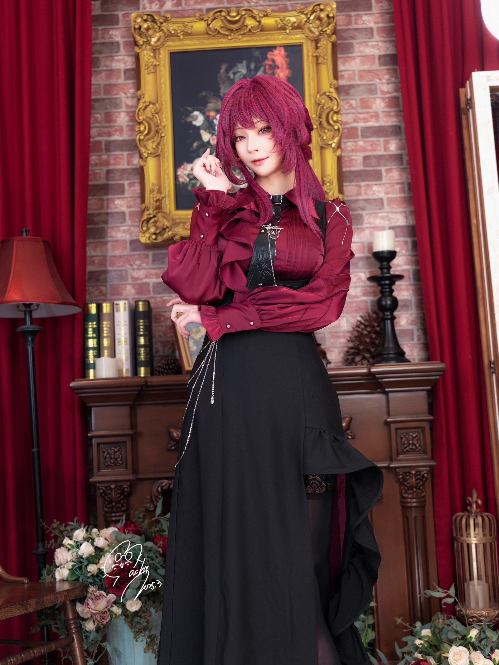 Machi马吉 Kafka 卡芙卡Cosplay写真合集｜魅惑风高清套图（68P-238.2M）插图