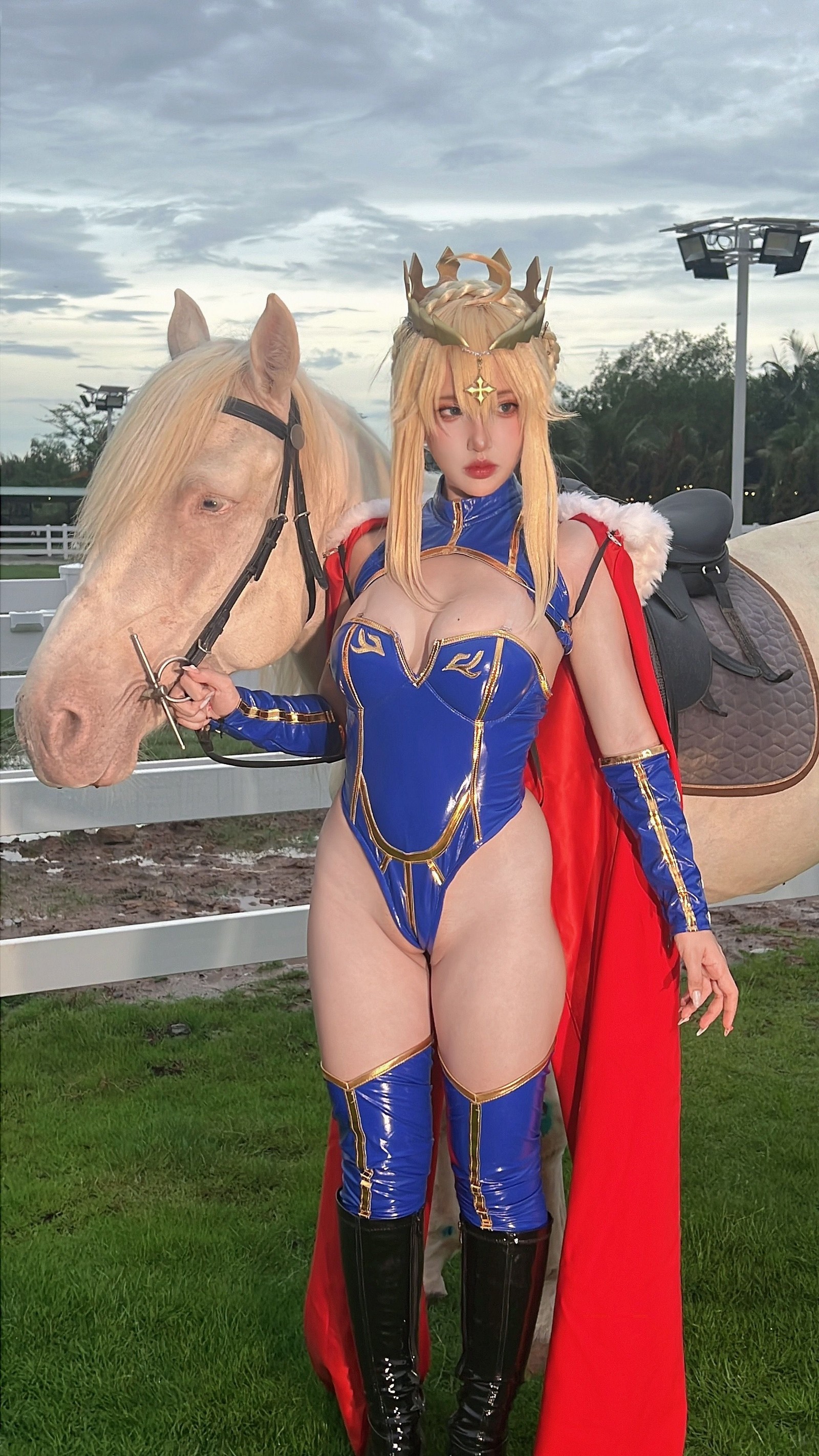 Puy Puy – Artoria Lancer Fate/Grand Order Cosplay 写真+视频（180P+22V-496MB）插图2