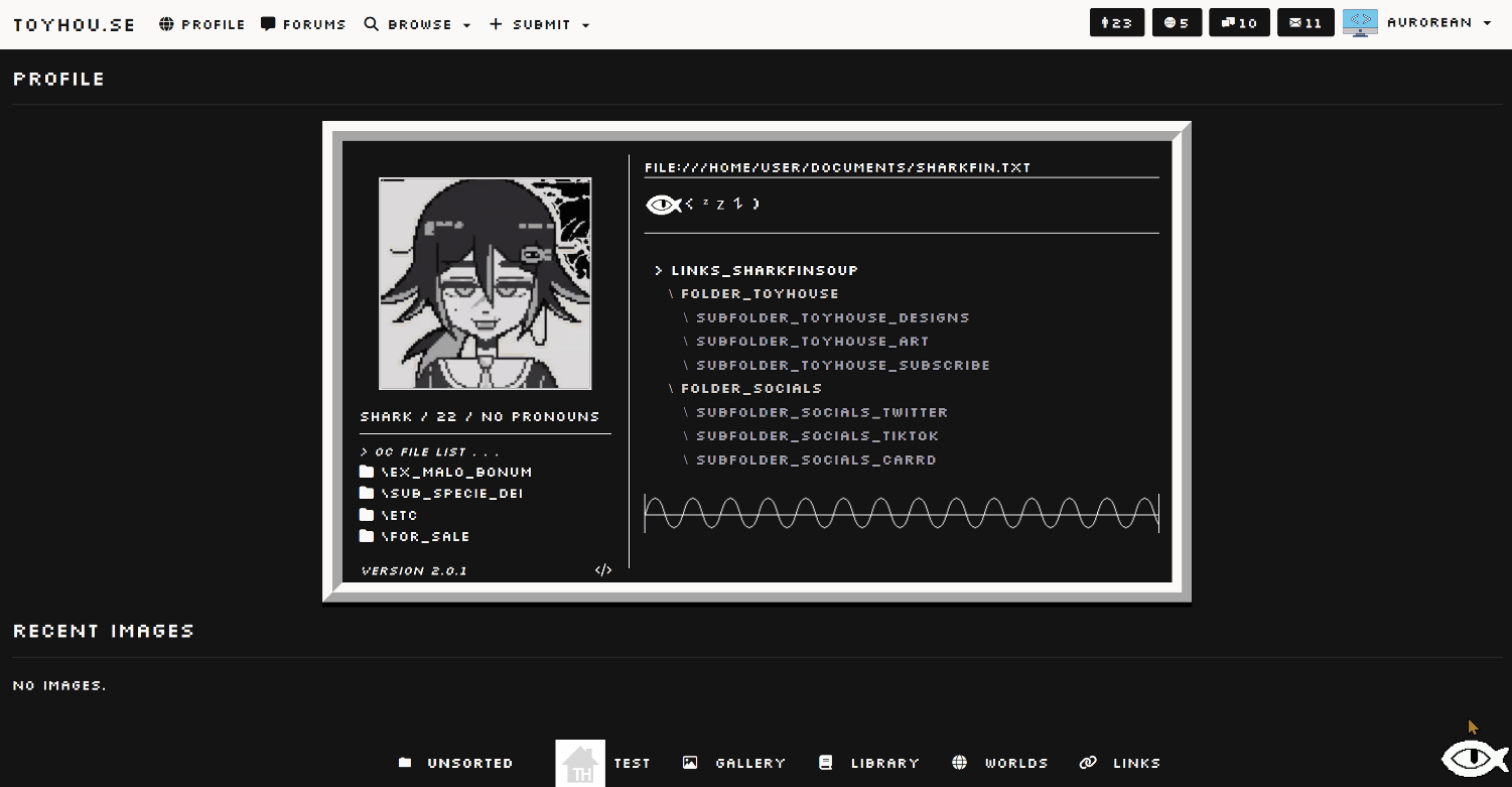 LF CSS SIDEBAR on Toyhouse