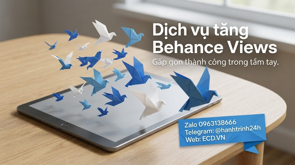 dịch vụ tăng behance views giá rẻ tăng lượt xem