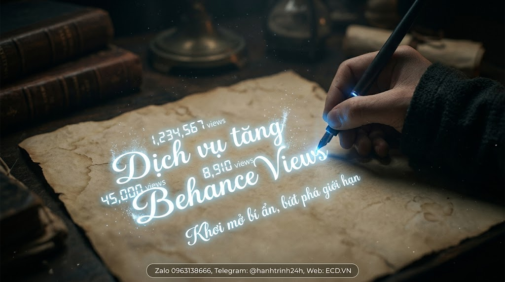 dịch vụ tăng behance views 2025 cho portfolio