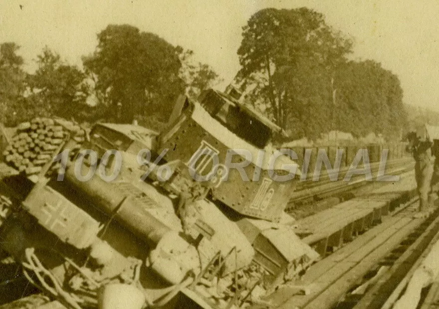 11# Foto Russland Russia Kampf ~ Panzer Tank deutsch Kennung Eisenbahn (1)