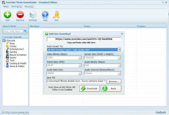 Youtube Movie Downloader 3.3.1.2