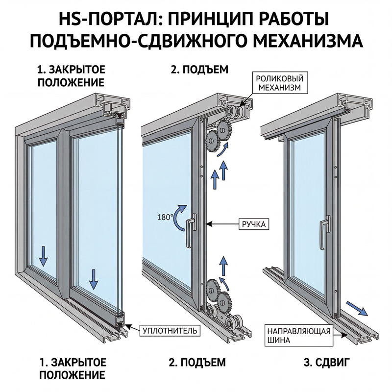 Схема работы портальной системы