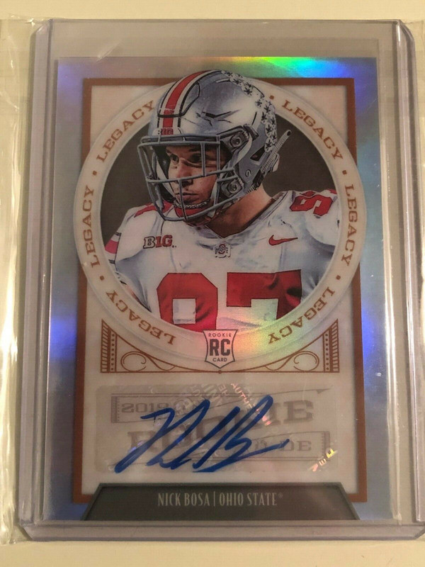 NickBosa2019LegacySilverPrizmAuto