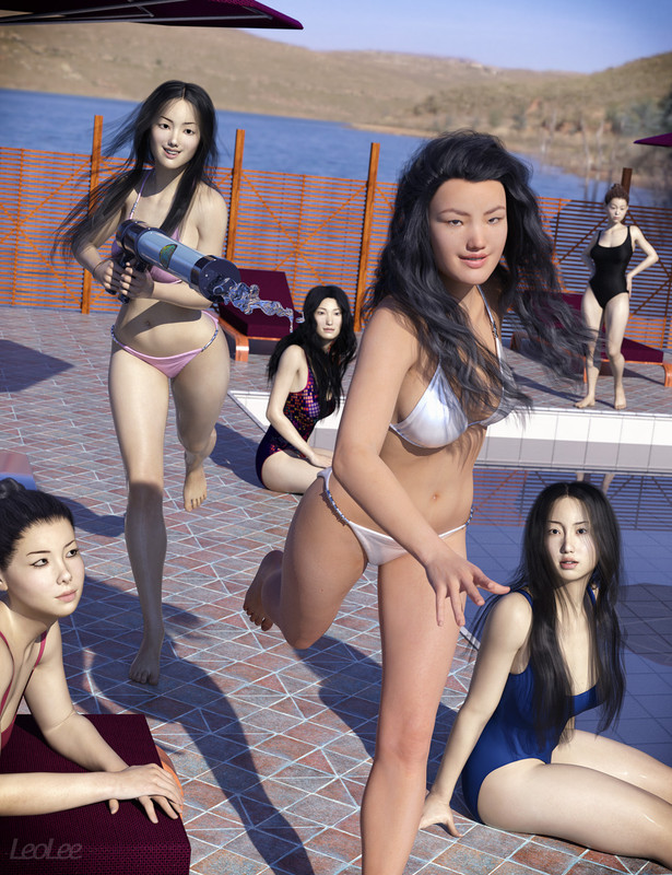 Chinese Face and Body Shapes for Genesis 3 and 8 Female Chinese Face and Body Shapes for Genesis 3 and 8 Female