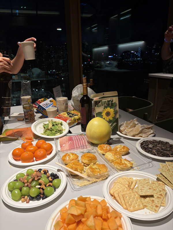 City lights reflecting on the water