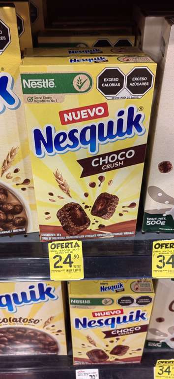 AlSuper: Cereal Nesquik chocó Crush 300gr 
