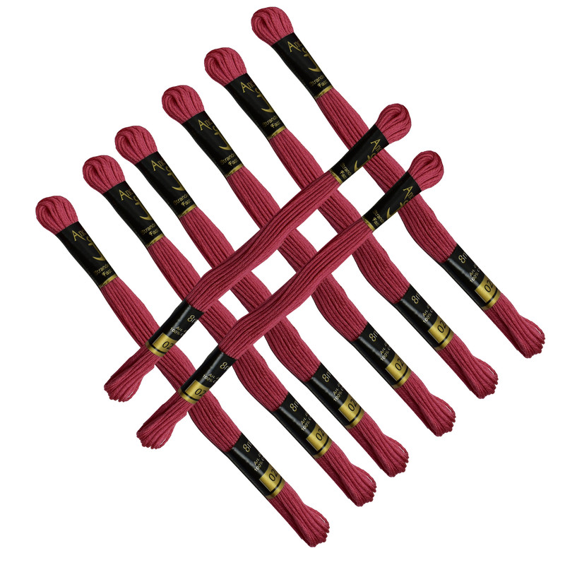 Hilos de anclaje mechones de algodón varados bordados a mano punto de cruz y punto largo - Imagen 38 de 129