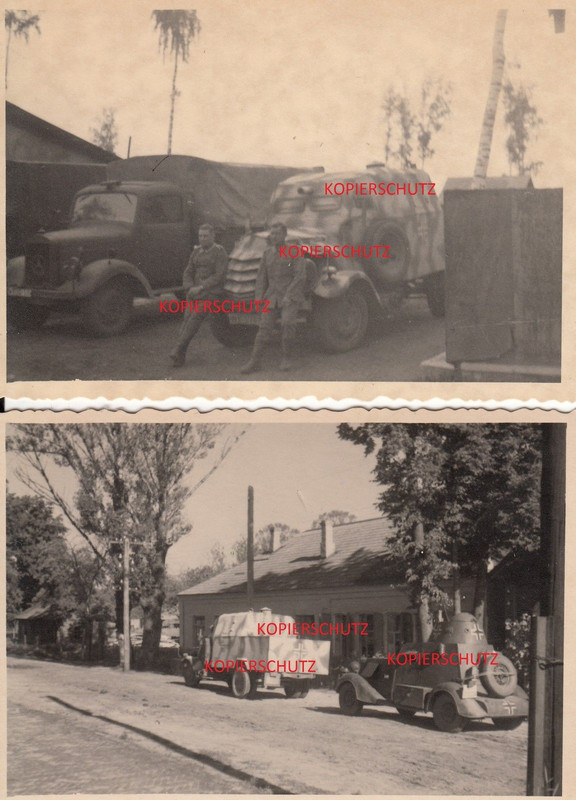 Foto's Wehrmacht  unbekannte gepanzerte LKW (auc