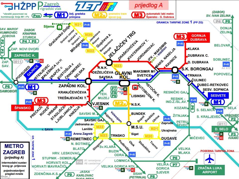 Zagrebačke pruge ZP0-025-Zagreb-prigrad-prijedlog