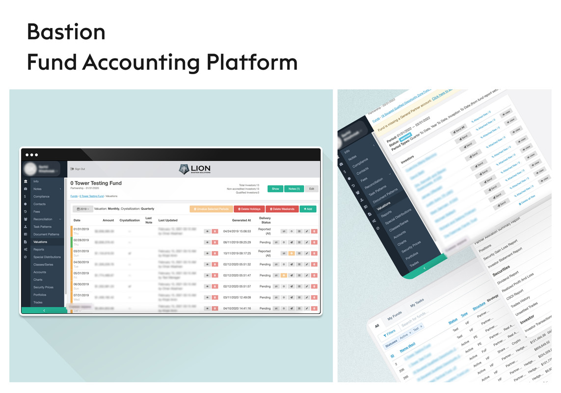 Fund Accounting Platform Bastion Portfolio