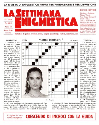 La Settimana Enigmistica N.4815 - 04 Luglio 2024