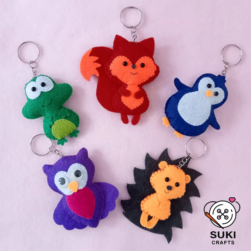Keychains Key Tags Key Rings Collectibles Animal Patterns For