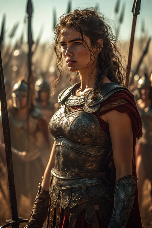 Greek-Warrior-Female-Spears-Sw-4
