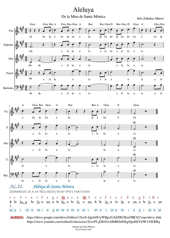 014. Alleluia de Santa Mónica