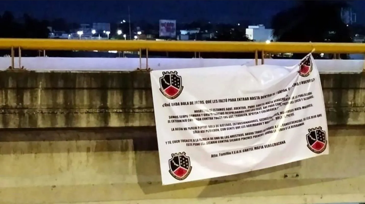Cártel Mafia Veracruzana amenaza al CJNG al norte de Veracruz