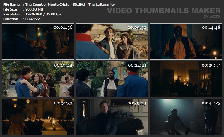 The Count of Monte Cristo - S01E01 - The Letter.mkv