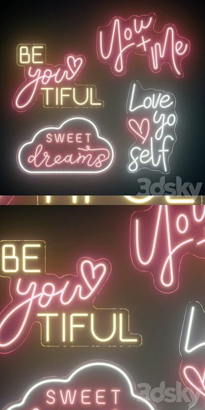 Light modules Set 252 Neon