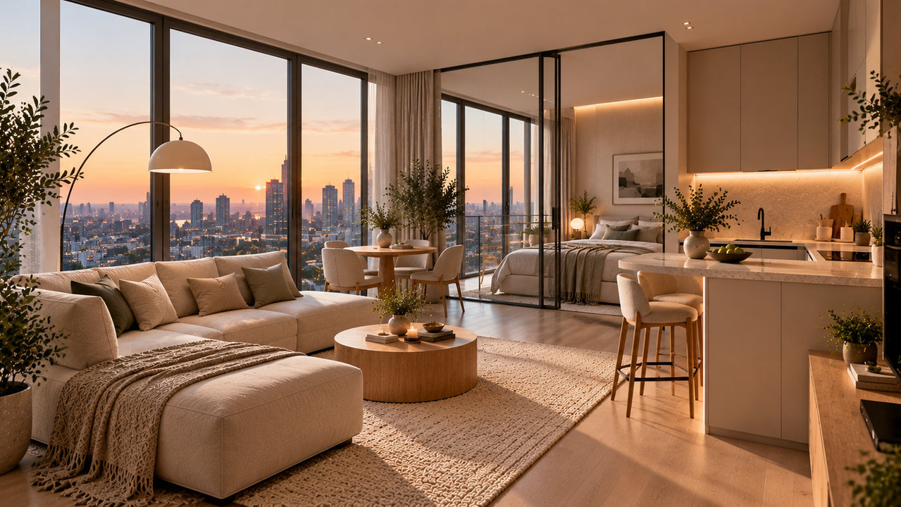 Interior design for a small apartment: ways to visually expand the space