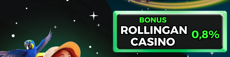 BONUS ROLLINGAN CASINO 0.8%