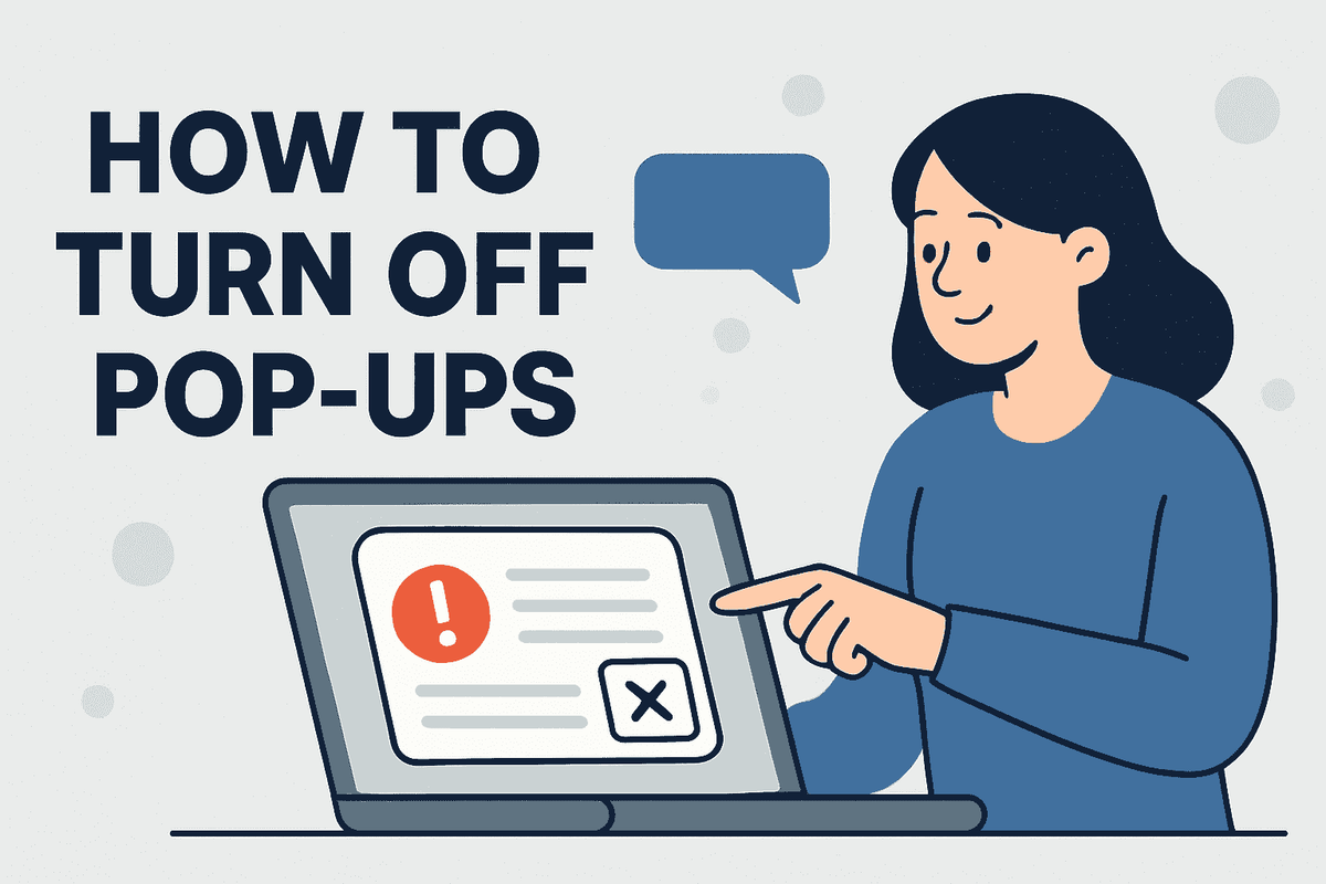 How to Turn Off Pop Ups
