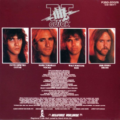 T.T. Quick - Metal Of Honor (1986) [Japan Press] Lossless+MP3