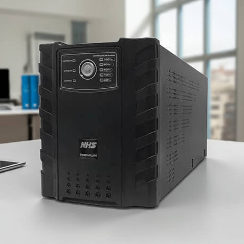 Nobreak NHS Premium GII em formato torre e com aletas para rack