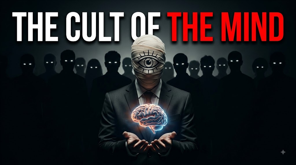 AI-generated example result for the youtube-thumbnail prompt: True Crime & Thriller YouTube Thumbnail AI Prompt #3 – Single-Scene Composition