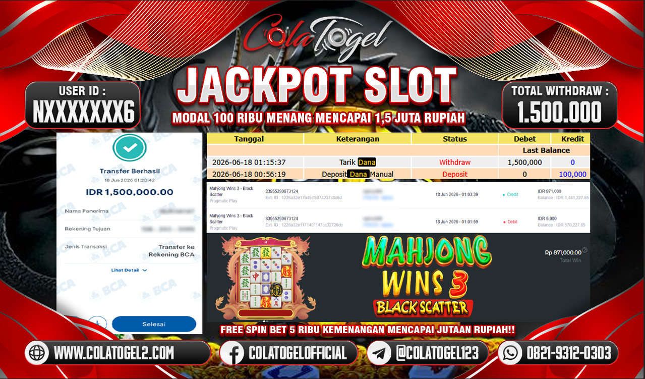 JACKPOT SLOT GACOR!!