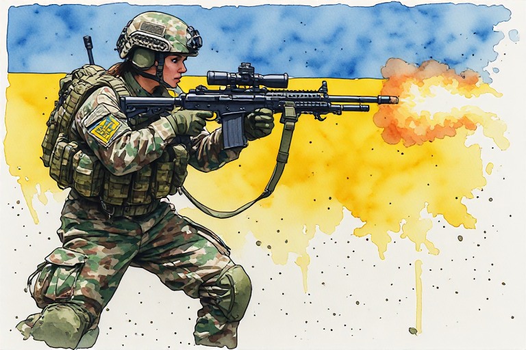 Ukrainian-women-soldier-in-att-(4)