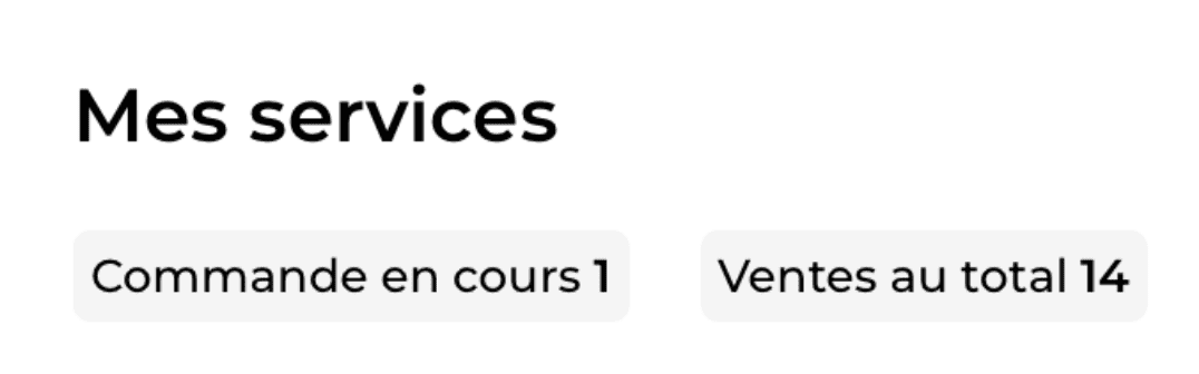 Koudous, commandes ComeUp