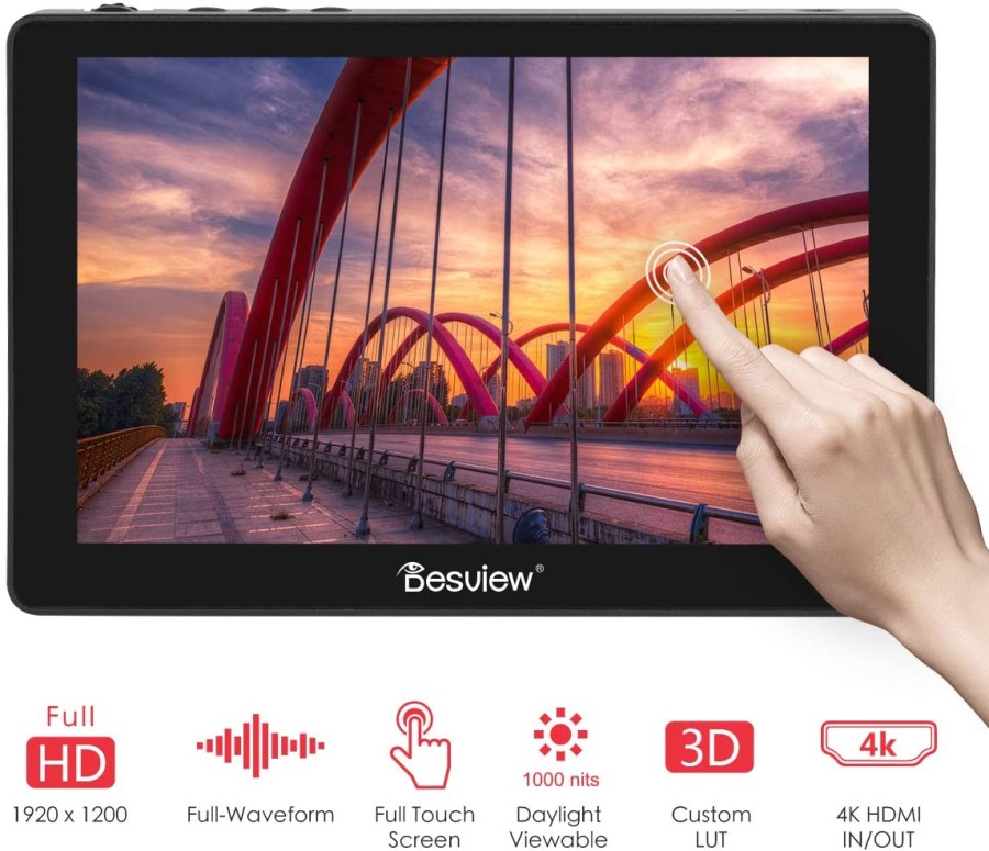 jual DESVIEW R7 Plus 7-inch HDR Touch Screen Monitor harga spesifikasi