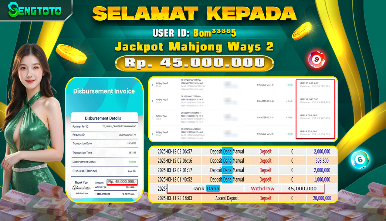 BUKTI PEMBAYARAN SLOT MAHJONG WAYS 2
