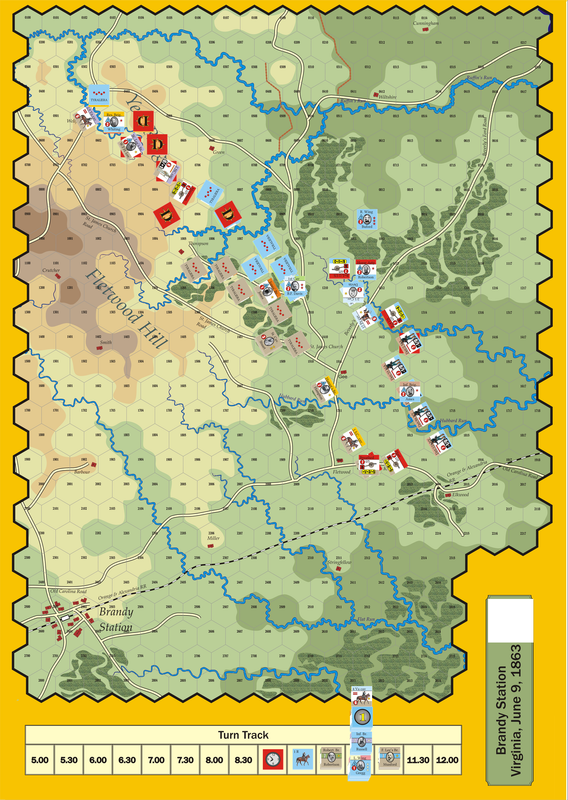 Brandy Station 1863Map