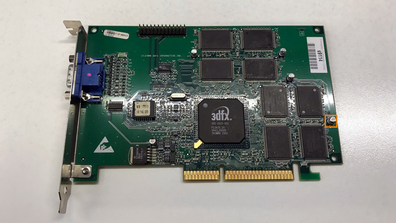 3dfx Voodoo 3 1000 AGP (Repair)