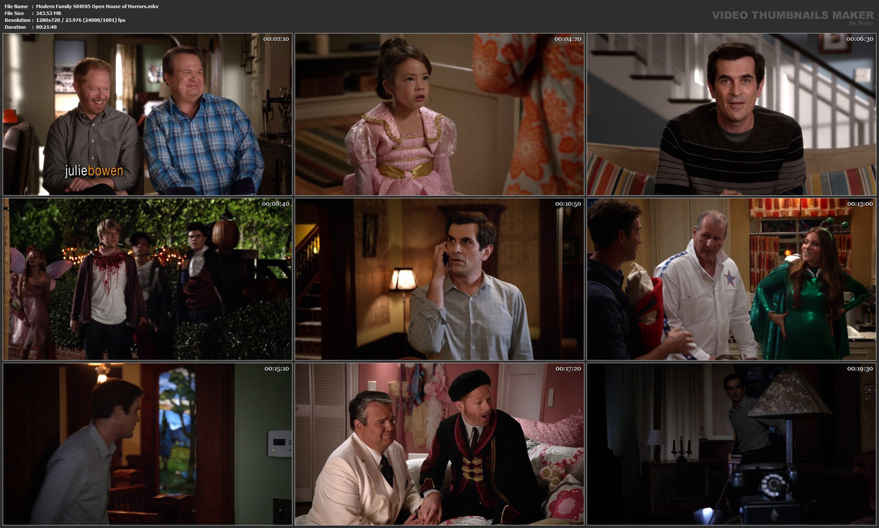 Modern Family S04E05 Open House of Horrors.mkv