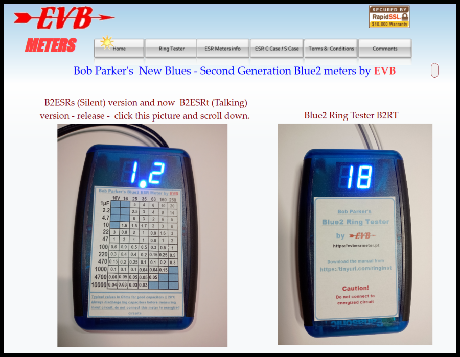 Anyone notice the Bob Parker/Dick Smith/Blue ESR meter is now being cloned?