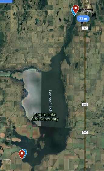Lake Lenore and St Brieux