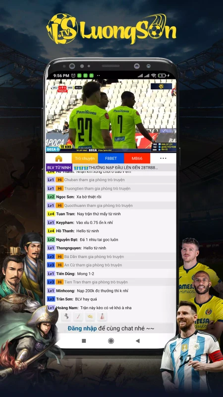 Luongson TV live football streaming free 