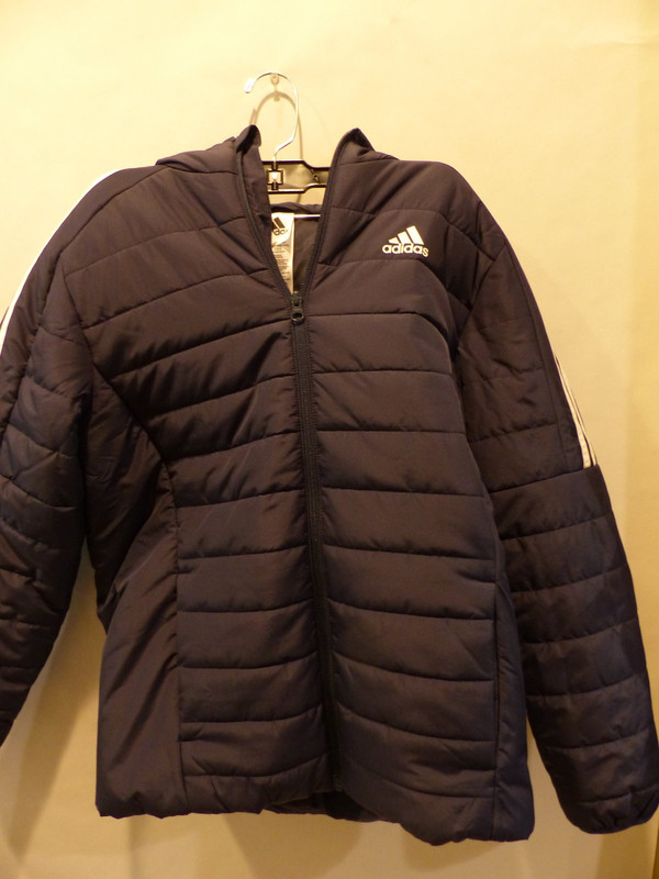 ADIDAS PUFFER JACKET NAVY SZ LARGE AP5518 ABO2 JD