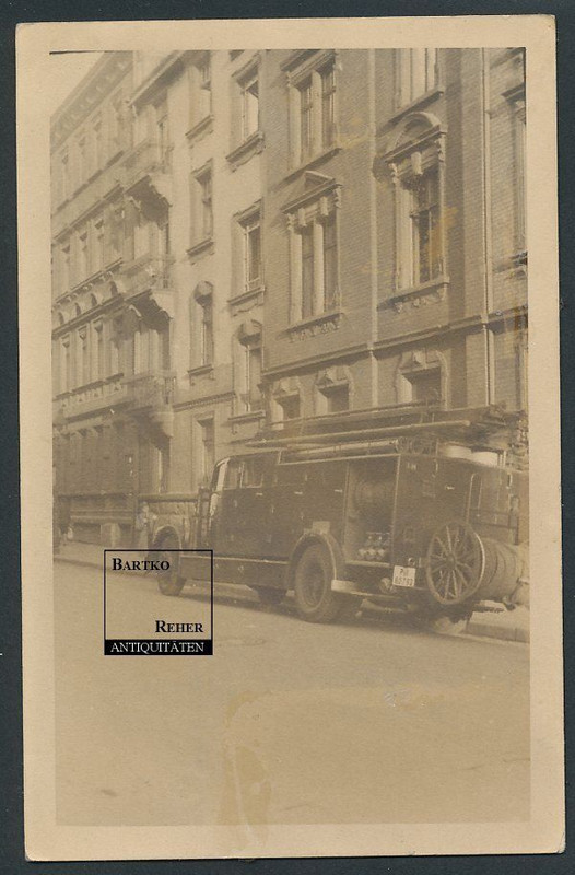 2.WK Feuerwehr Löschwagen Lkw Kennzeichen Pol-80