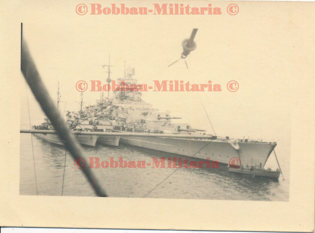 K761 Foto Kriegsmarine Kriegsschiff schwerer Kreuzer Schlachtschiff Geschütz TOP